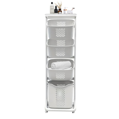 4-Tier Laundry Hamper Sorter