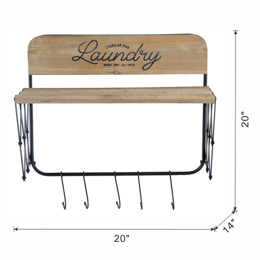 20x14x20 Laundry Rack with Accordion Design