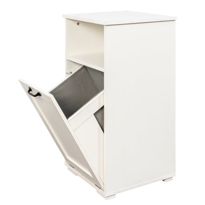 Laundry Cabinet with Removable Liner Bags