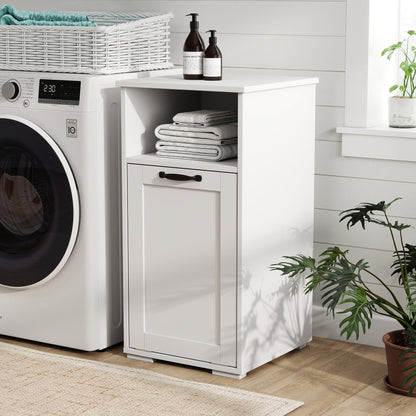 Laundry Cabinet with Removable Liner Bags