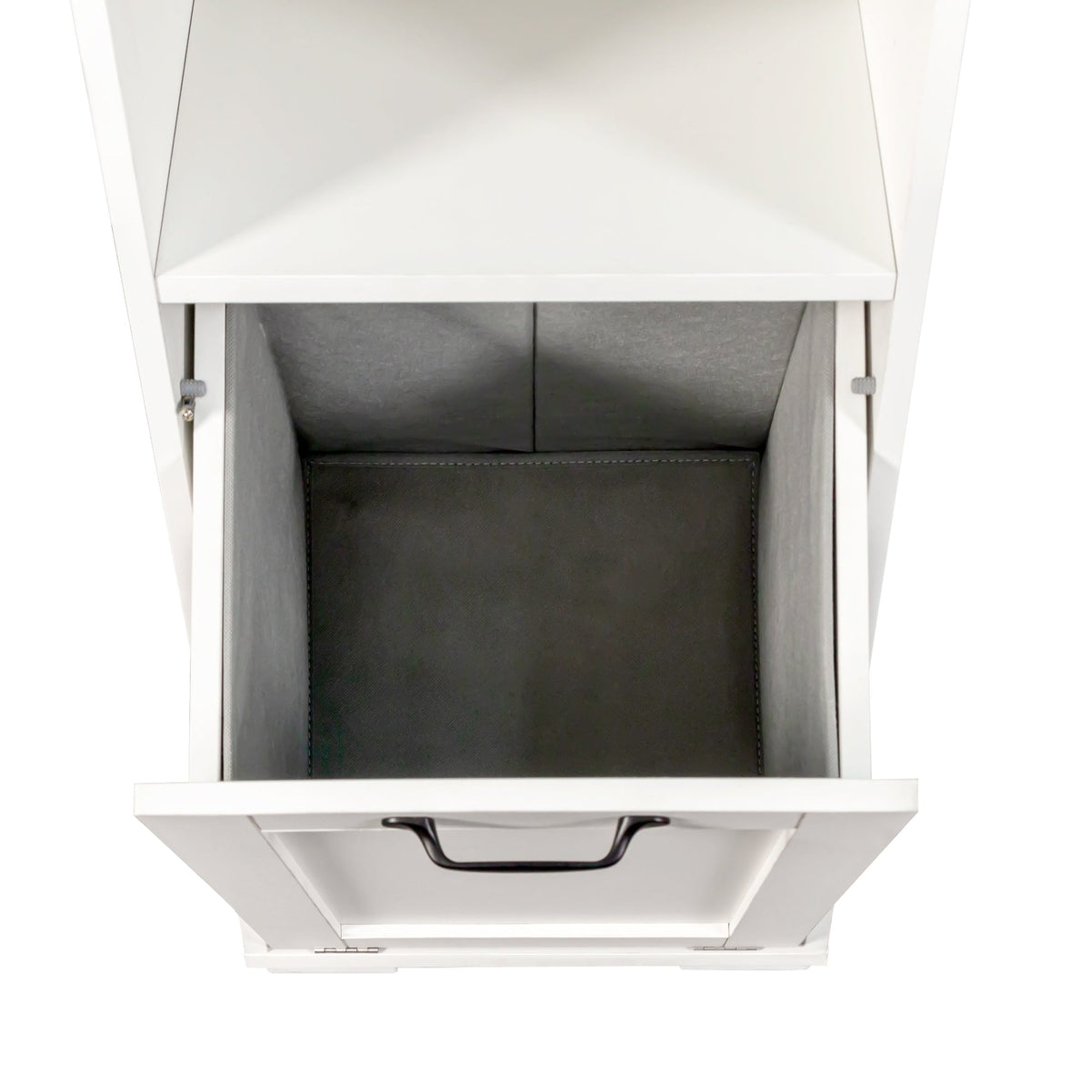 Laundry Cabinet with Removable Liner Bags