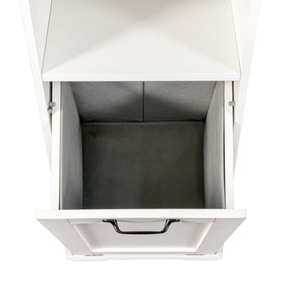Laundry Cabinet with Removable Liner Bags