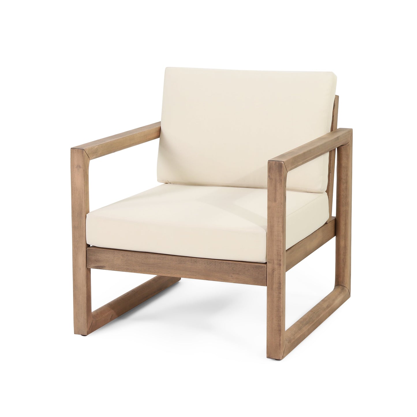 4-Piece Acacia Wood Patio Furniture Set, Outdoor Furniture