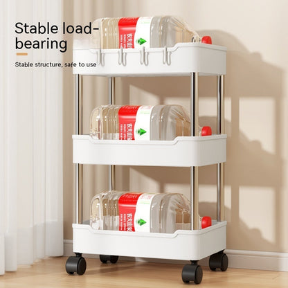 Trolley Rack Floor Multi-layer Bathroom Storage Rack