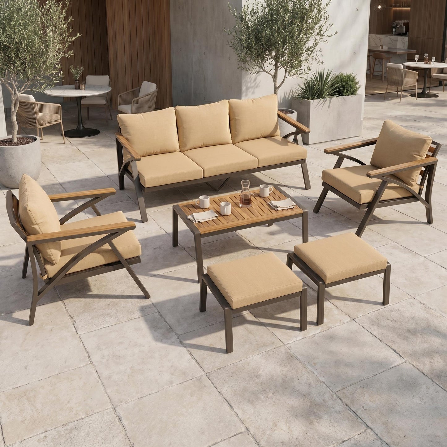6-Piece Outdoor Patio Furniture Set
