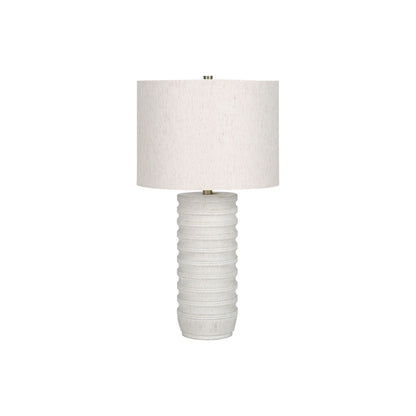 Table Lamp, Lighting, Resin, Transitional - Cream
