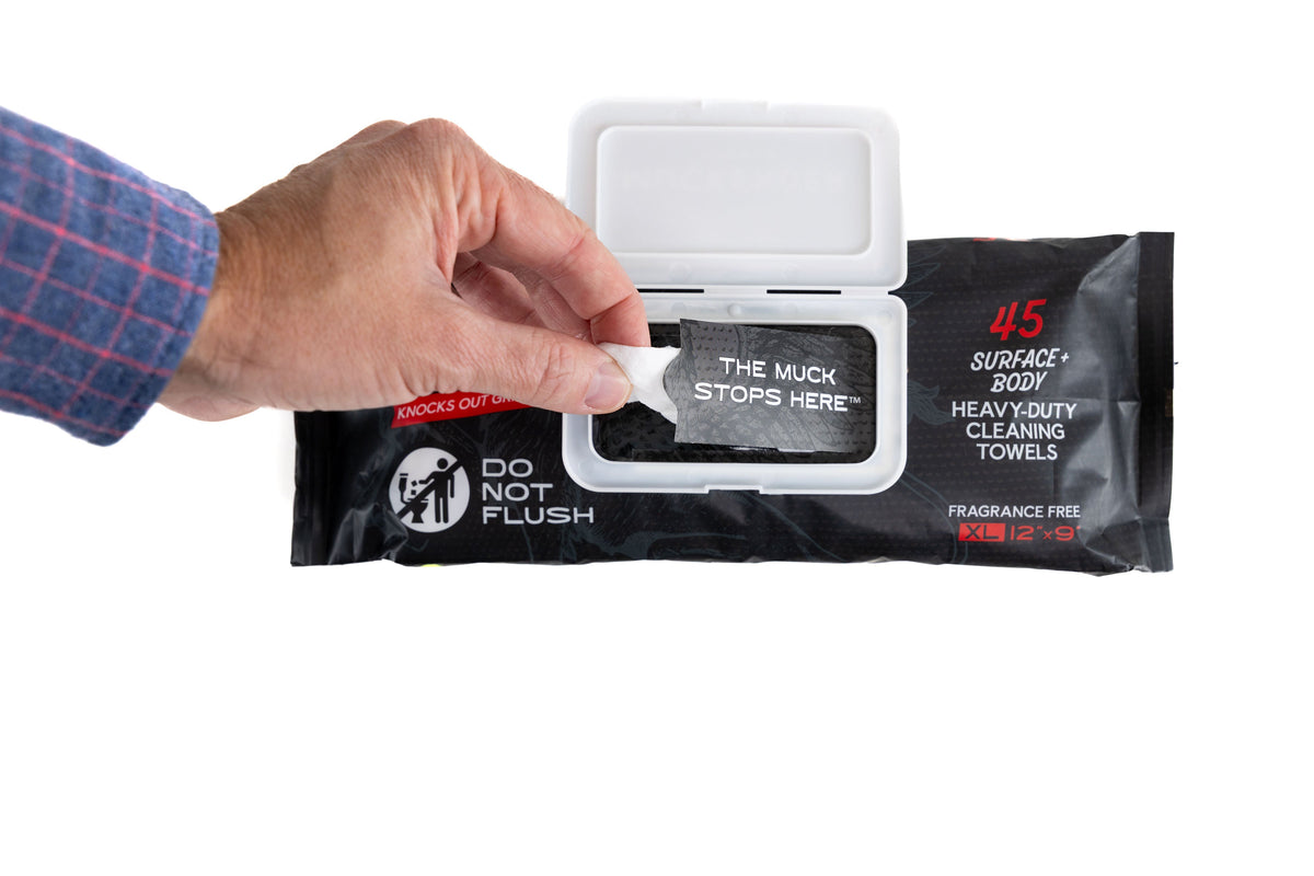 Muckender Heavy-Duty Cleaning Towels: Pro Case (16 Packs, Unscented)
