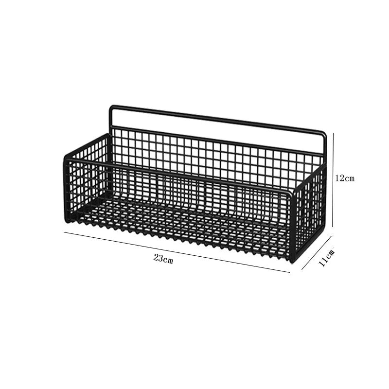 Punch-Free Bathroom Shelf, Multifunctional Storage Rack, Wall Mounted Toiletries Organizer, Waterproof & Durable
