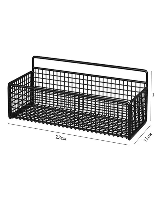 Punch-Free Bathroom Shelf, Multifunctional Storage Rack, Wall Mounted Toiletries Organizer, Waterproof & Durable